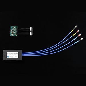 28 Gb/s Module Compliance Test Adapter Receptacle w/ Switch Module Board - SMA 12" Male connectors[ SFP28-TPA-MCB-R] (640-0811-000)